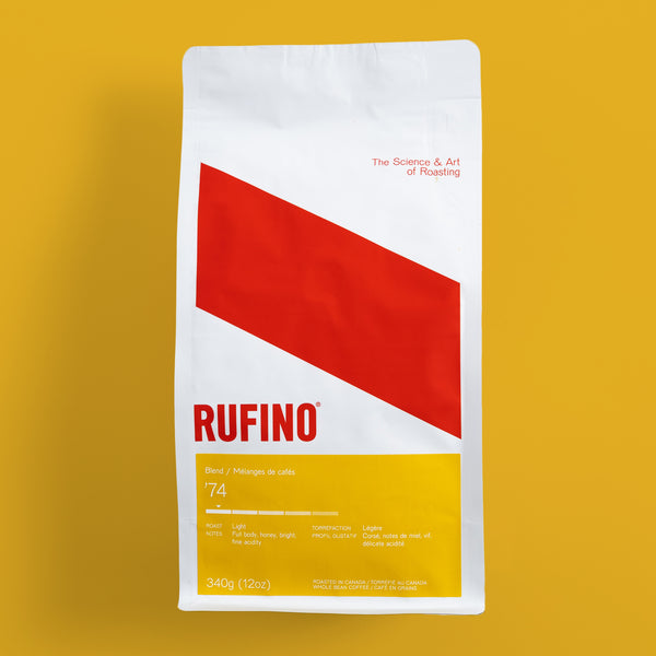 RUFINO ‘74 light roast coffee