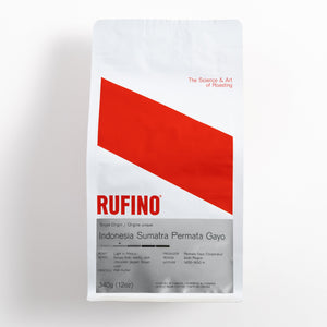 RUFINO Single Origin Light to Medium Roast Indonesia Sumatra Permata Gayo